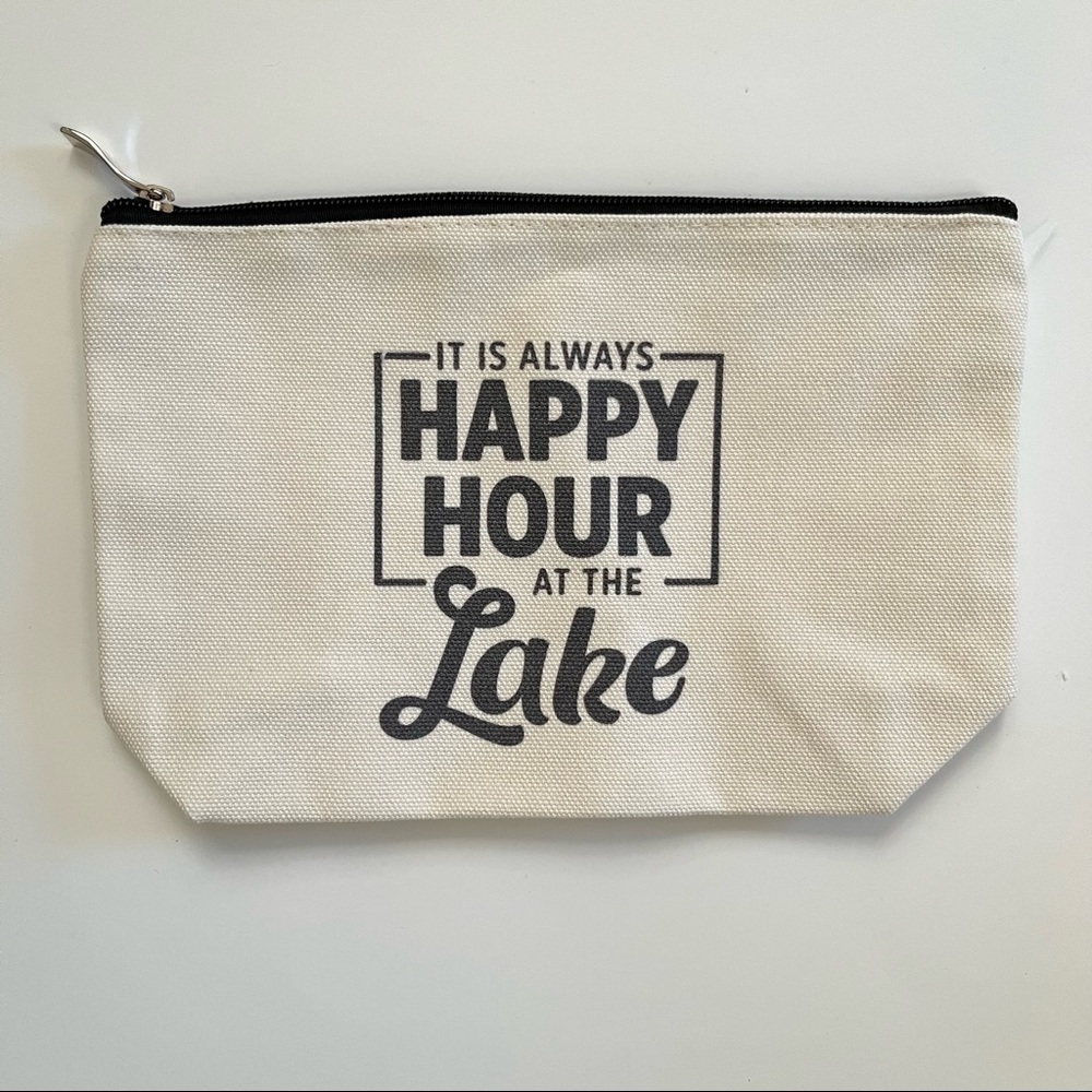 Canvas Cosmetic Bag